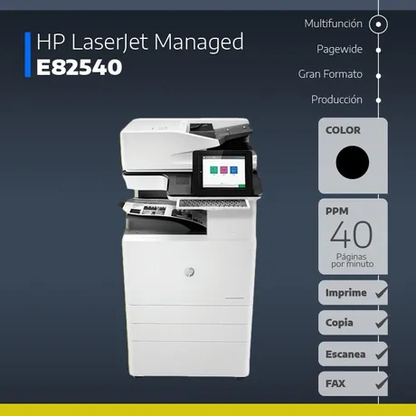 HP LaserJet Managed E82540